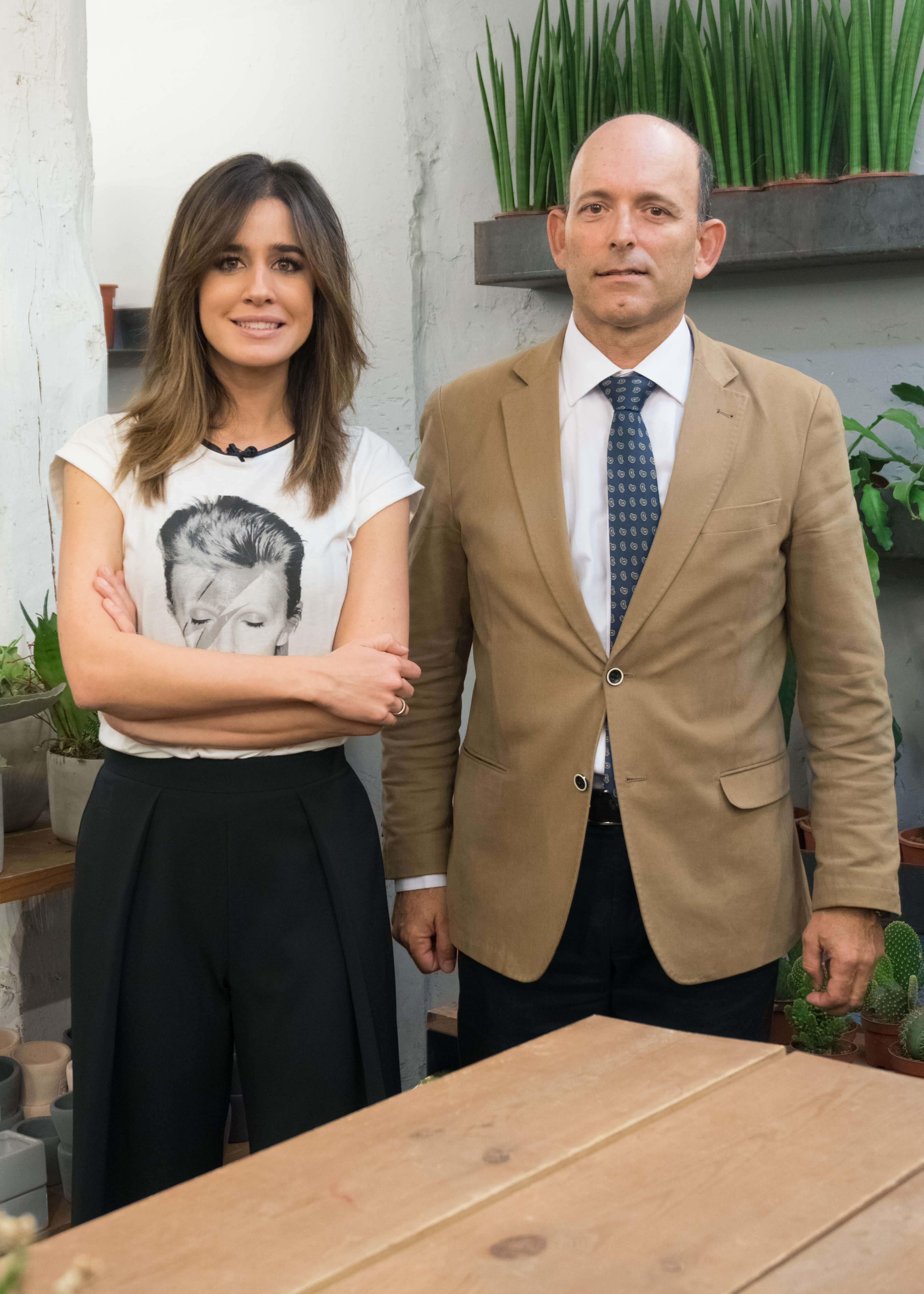 Juanjo Barceló en la entrevista con Isabel Jiménez